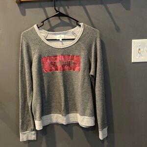 Sundry size 1 L’amour ( love in French ) long sleeved top excellent condition